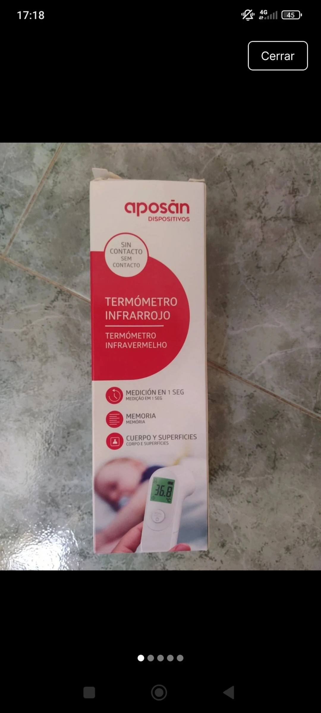 Termómetro de infrarrojos Aposan nuevo